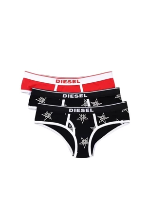 9011 DIESEL S.P.A.,BREGANZE Nohavičky - Diesel UFPNOXYTHREEPACK Uw Panties 3p rôznofarebné