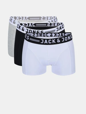 Jack & Jones Sense Boxerky 3 ks Bílá