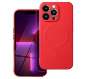 Ochranný silikonový kryt Mag Cover pro Apple iPhone 13 Pro, červená