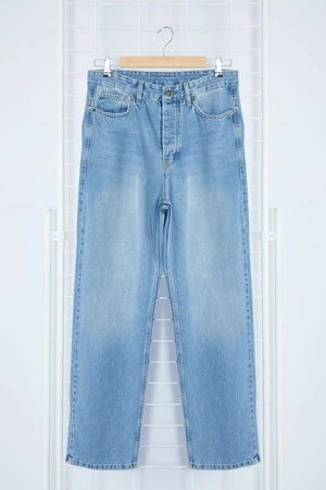 Trendyol Blue Baggy Fit Jeans Denim Trousers