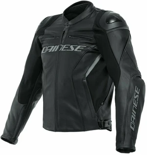 Dainese Racing 4 Black/Black 54 Chaqueta de cuero