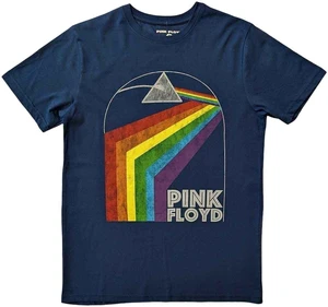 Pink Floyd T-Shirt Prism Arch Unisex Denim Blue 2XL