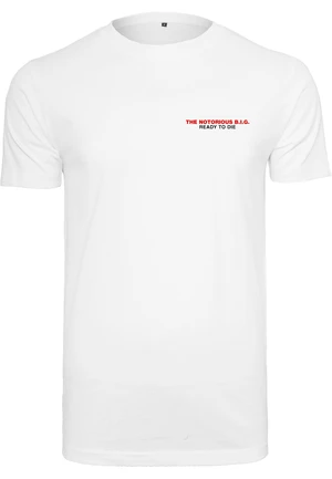 Notorious Big Ready To Die Tracklist T-Shirt White