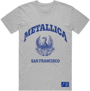 Metallica Tricou College Crest Gri XL