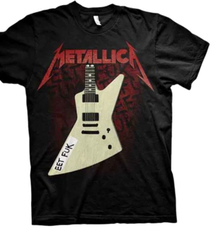 Metallica Camiseta de manga corta Eet Fuk Black S