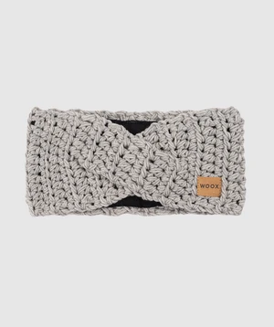 Merino čelenka WOOX Meri Grey Headband