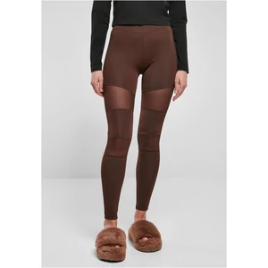 Women's Tech Mesh Leggings - Brown