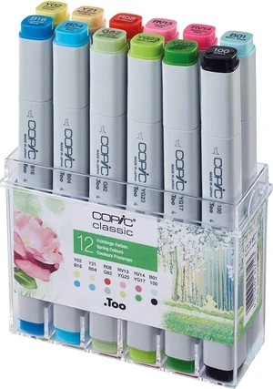 Copic Classic Fixy Spring Colours 12 ks