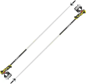 Leki Airfoil 3D White/Neonyellow/Dark Anthracite 130 cm Kijki narciarskie