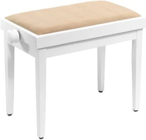 Pianonova SG 801 Tabouret de piano en bois White