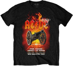 AC/DC Tricou FTATR 40th Flaming Black 2XL