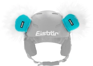 Eisbär Teddy Ears White/Sky Blue UNI Casco de esquí