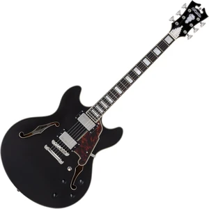 D'Angelico Premier DC Black Flake Gitara semi-akustyczna