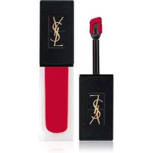 Yves Saint Laurent Tatouage Couture Velvet Cream vysoce pigmentovaná krémová rtěnka s matným efektem odstín 208 Rouge Faction 6 ml