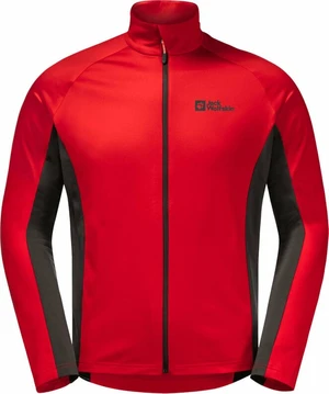 Jack Wolfskin Morobbia FZ M Adrenaline Red 2XL Outdoorová mikina