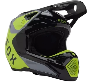 FOX V1 Lean Grey/Yellow S Kask