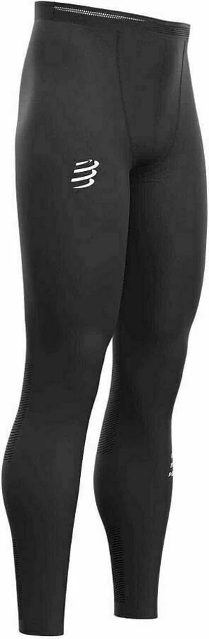 Compressport Run Under Control Full Tights Black T2 Pantaloni de alergare / jambiere