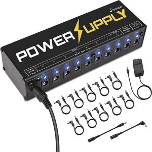 Donner EC812 DP-1 10 Isolated Output Guitar Effect Pedals Power Supply Napájecí adaptér