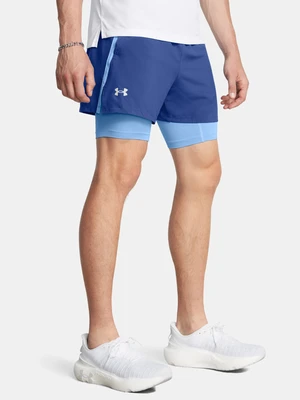 Under Armour UA Launch 5'' 2-IN-1 Kraťasy Modrá