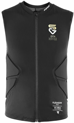 Dainese Flexagon Mens Waistcoat Black/Gold M Védőfelszerelés