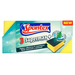 SPONTEX Supermax+, Huba tvarovaná veľká 3 ks