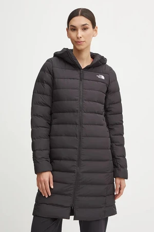 Bunda The North Face Aconcagua Parka dámská, černá barva, zimní, NF0A88TAJK31