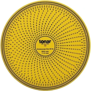 Tonar Acrylic Stroboszkóp korong Yellow