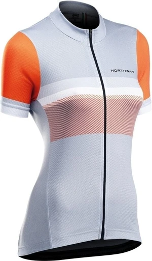 Northwave Womens Origin Short Sleeve Jersey Ice/Orange L