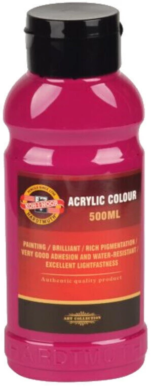 KOH-I-NOOR Acrylic Colour Vopsea acrilică 320 Red Violet 500 ml 1 buc
