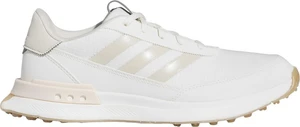 Adidas S2G Spikeless 24 White/Wonder Quartz/Aluminium 40 2/3 Pantofi de golf pentru femei