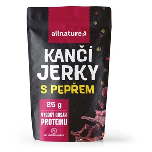 ALLNATURE Kančí jerky s pepřem 25 g