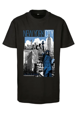 Detské tričko New York City čierne