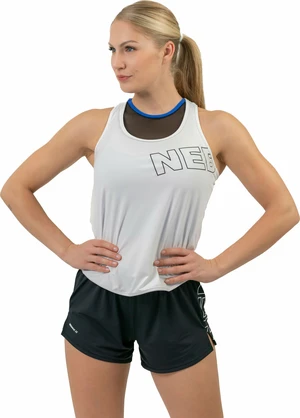 Nebbia FIT Activewear Tank Top “Racer Back” White L Fitness koszulka