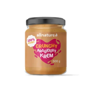 ALLNATURE Arašídový krém crunchy 500 g