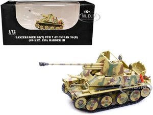 Sd.Kfz.139 Panzerjager 38(t) Fur 7.62cm PaK 36(R) Marder III Tank Destroyer 301 "Germany - World War II" 1/72 Diecast Model by Legion