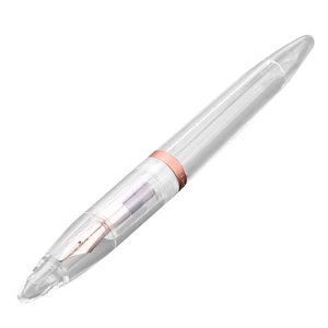 0.5Mm Nib Fountain Pen With Eyedropper High Capacity Transparent Pens Office School Supplies For Student Writing Gifts Stationer