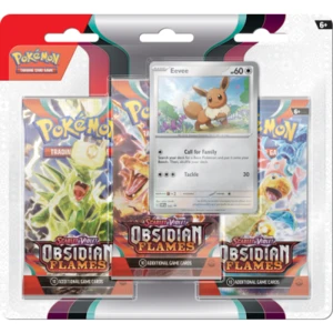 Pokémon TCG: SV03 Obsidian Flames - 3 Blister Booster - více druhů