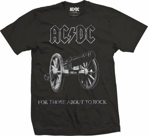 AC/DC Tričko About to Rock Unisex Black L