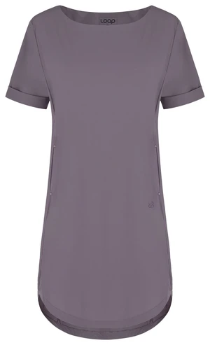 Women's dress LOAP UBAKALA Grey