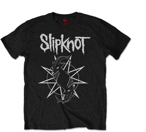 Slipknot T-Shirt Goat Star Logo Unisex Black XL