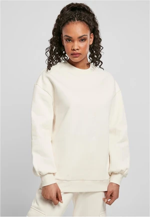 Dámské organické oversized Crew whitesand