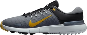 Nike Free Unisex Black/Cool Grey/Pure Platinum/Infinite Gold 45,5 Pantofi de golf pentru bărbați