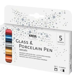 Kreul Metallic 'M' Permanentmarker Mix 5 Stck