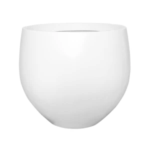 Květináč Jumbo Orb, barva matná bílá, více velikostí - PotteryPots méret: M - h 93 cm, ⌀ 110 cm