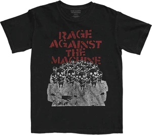 Rage Against The Machine T-shirt Crowd Masks Unisex Black XL