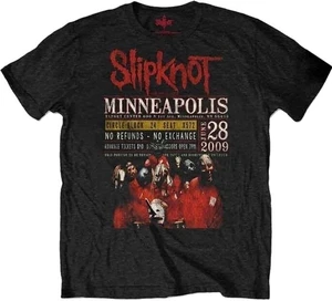 Slipknot Camiseta de manga corta Minneapolis '09 Unisex Black L