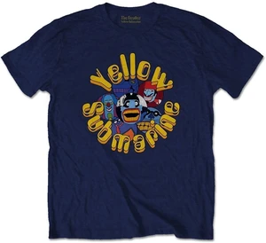 The Beatles Koszulka Yellow Submarine Baddies Unisex Navy Blue L