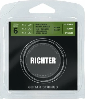 Richter Ion Coated Electric Guitar Strings - 011-052 Cuerdas para guitarra eléctrica