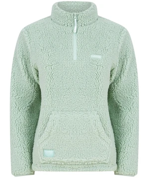 Navitas mikina womens sherpa pullover light green - s