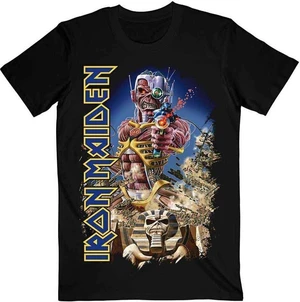 Iron Maiden T-Shirt Somewhere Back in Time Unisex Black S